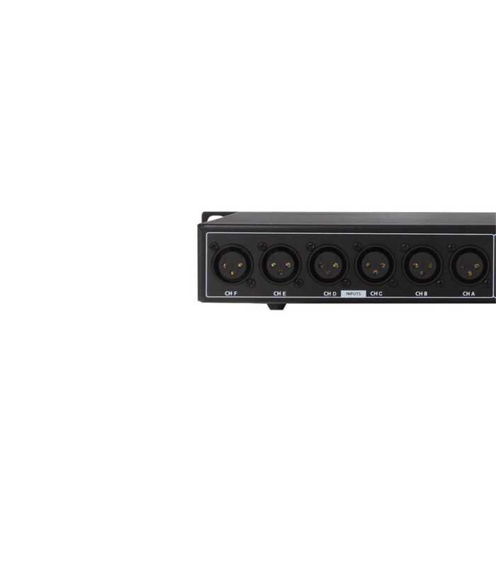 Amplificateur 6 canaux Definitive Audio SEXTA 1U 75D