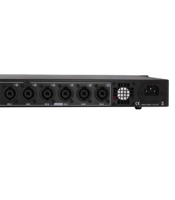 Amplificador de 6 canales Definitive Audio SEXTA 1U 75D