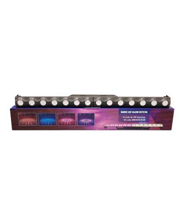 Barra de iluminación LED Power Lighting 14x3W CRYSTAL LED BAR