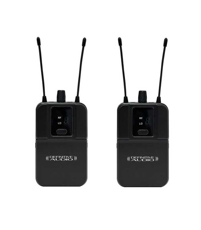 Definitive Audio INEAR 200 Sistema de auriculares doble UHF