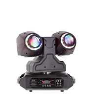 2 Lyres Beam 40W avec anneau Power Lighting 2LYRE BEAM 40 RING