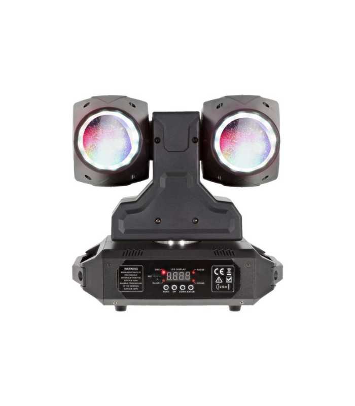 2 Lyres Beam 40W avec anneau Power Lighting 2LYRE BEAM 40 RING