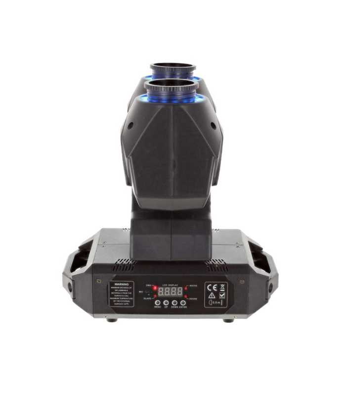 2 x 40W de luz con anillo de iluminación de potencia 2LYRE BEAM 40 RING