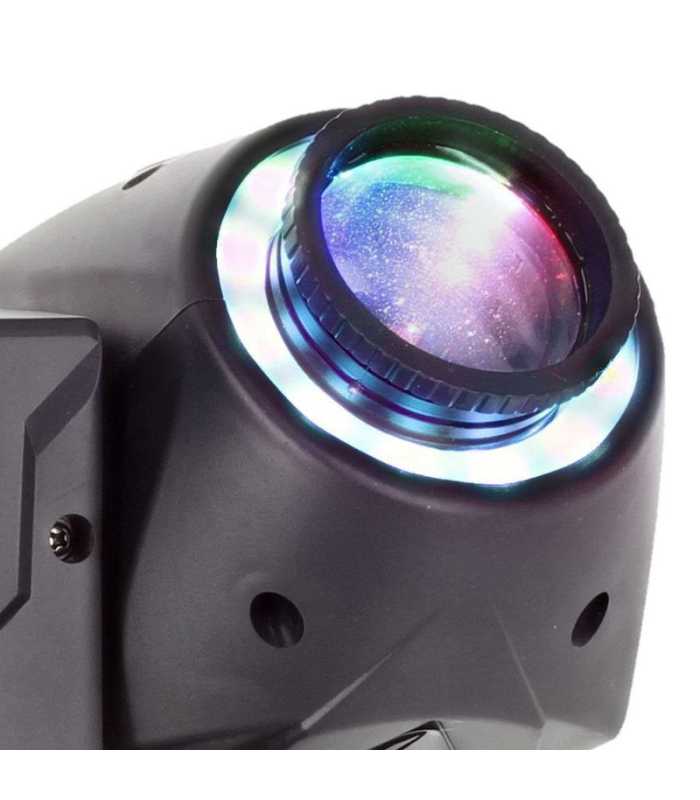 2 Lyres Beam 40W avec anneau Power Lighting 2LYRE BEAM 40 RING