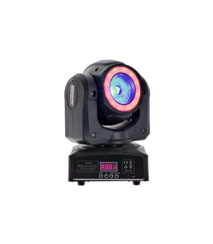 Lyre Beam 50W avec anneau Power Lighting LYRE BEAM 50 RING