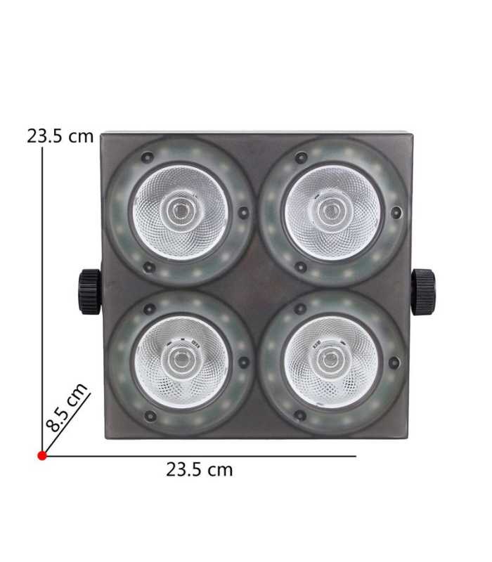 Jeu de lumière Power Lighting BLINDER 4x30W COB RING