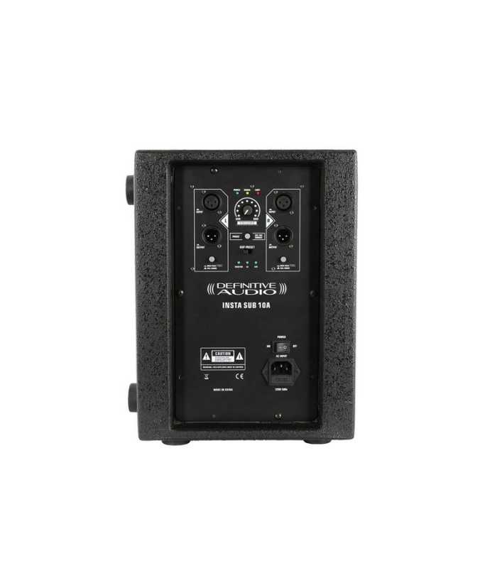 Definitive Audio INSTASUB 10A HP10 subwoofer activo de madera