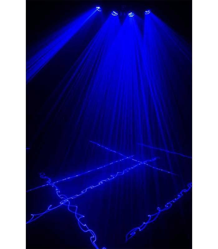 Láser Laserworld EL-900RGB de 4 cabezales