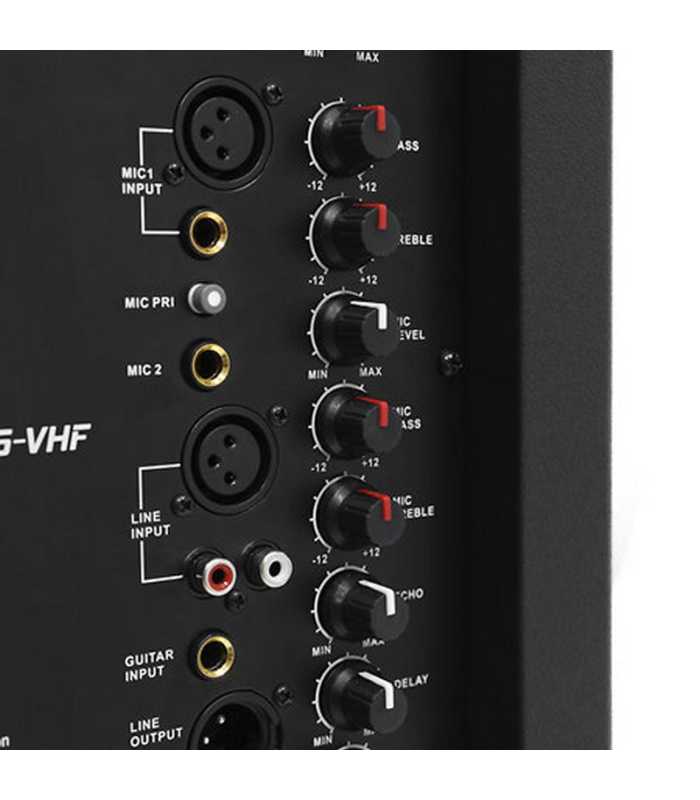 Sono Portable BoomTone DJ TRAVELSOUND15-VHF