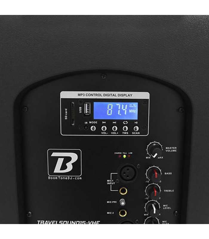 Sono Portable BoomTone DJ TRAVELSOUND15-VHF