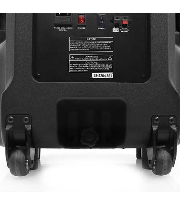 Sono Portable BoomTone DJ TRAVELSOUND15-VHF