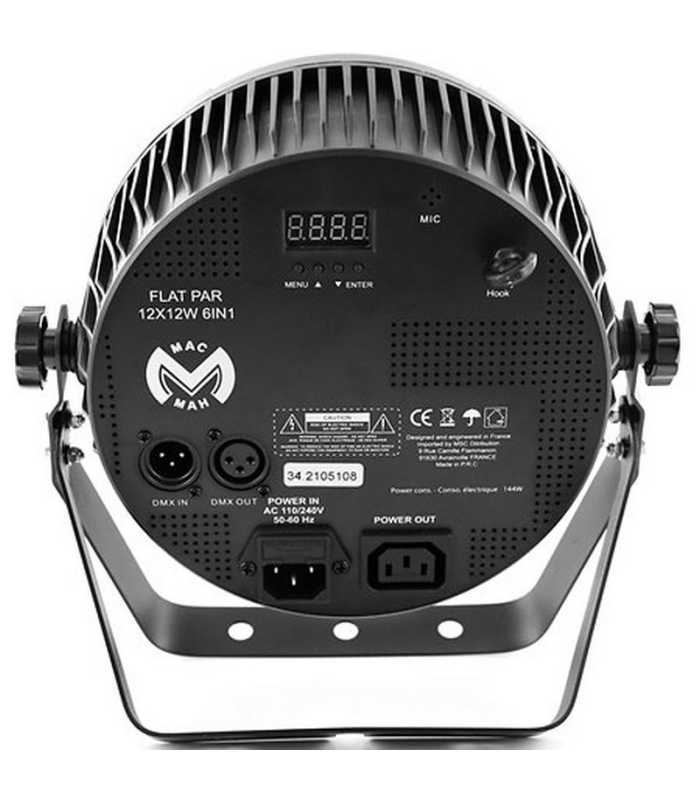Mac Mah LED PAR FLAT 12X12W 6IN1