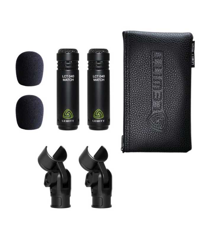 Pack micros statiques Lewitt LCT 040 MATCH stereo pair
