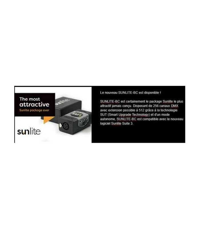 Interface de pilotage DMX Sunlite BC
