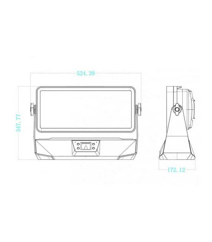 Panneau LED 40 X 20 W RGBW IP 65 Nicols IP WASH 800