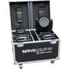 4 lyres wash en flight case Starway SERVO COLOR 4K