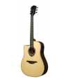 Guitarra electroacústica para zurdos LAG HYVIBE 30 TLHV30DCE