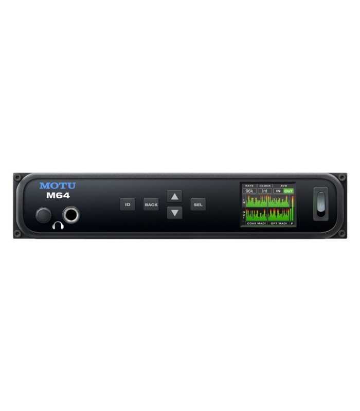 Tarjeta de sonido Motu M64