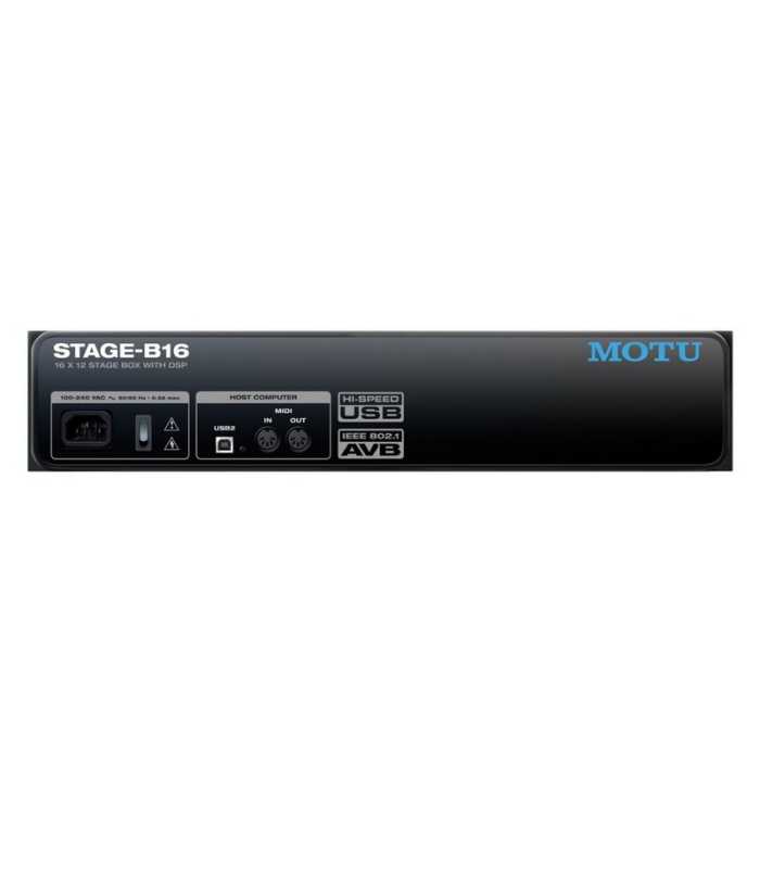 Interfaz 3 en 1 MOTU Stage B16