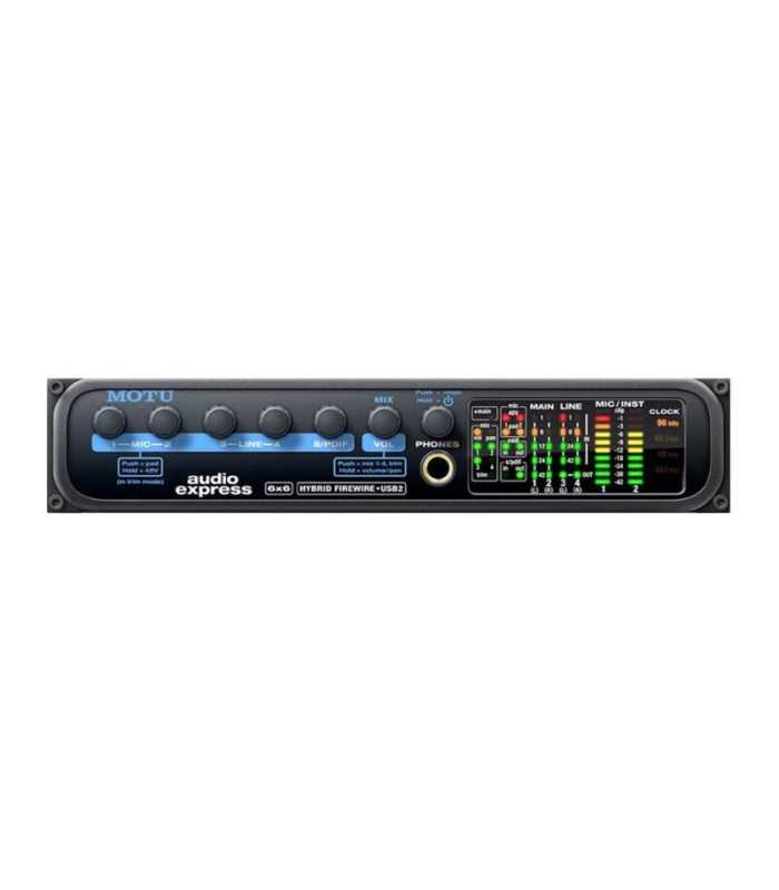 Tarjeta de sonido Motu Audio Express
