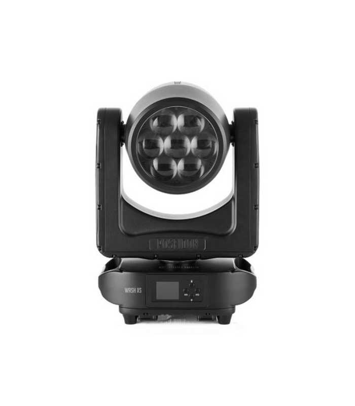 Lyre CFL Lighting Poseidon XS - effet wash compact et puissant pour éclairage de scène et de spectacles - De face