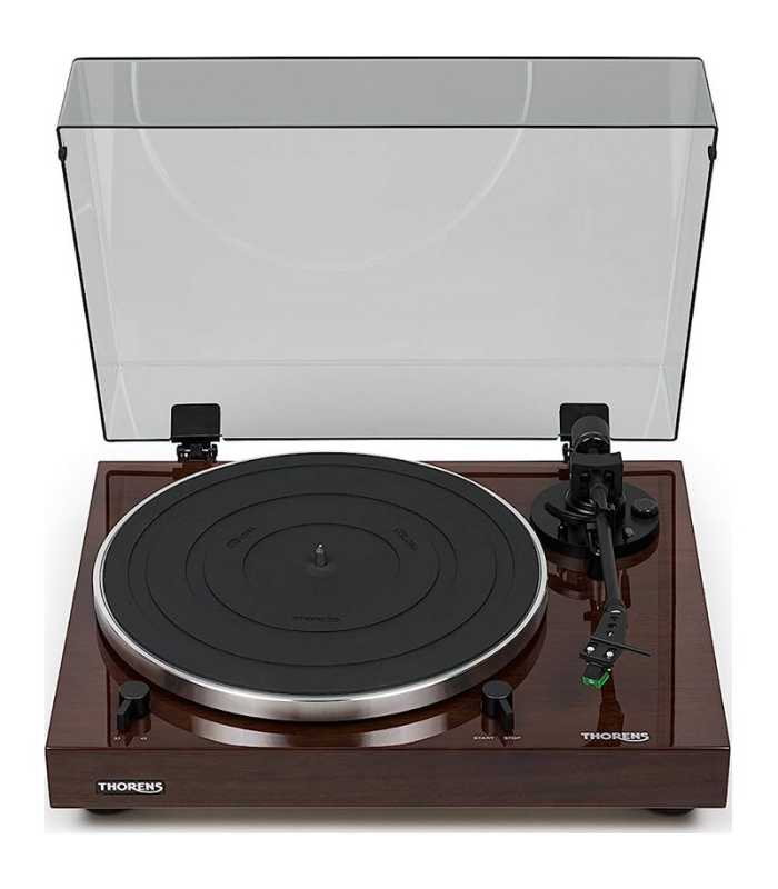 Thorens TD 202 Manual USB Vinilo Cubierta WALNUT