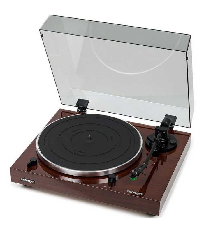 Thorens TD 202 Manual USB Vinilo Cubierta WALNUT