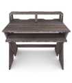 Poste de travail Glorious DJ Sound Desk Compact Walnut