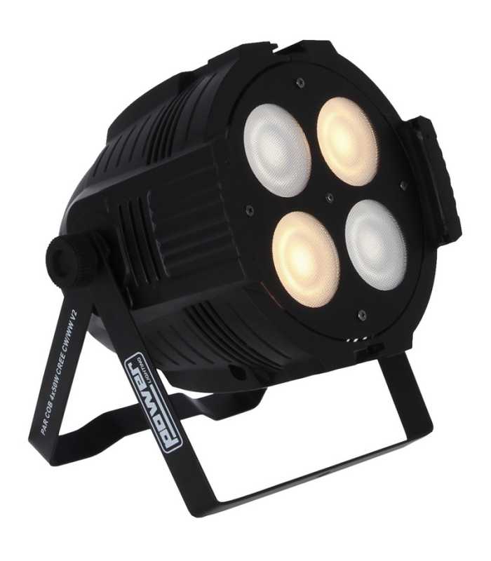 Proyector de luz blanca Power Lighting PAR COB 4x50W CREE CW/WW V2