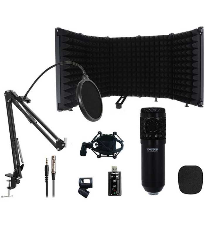 Pack micro, filtre anti-Pop et accessoires Power Studio VIBE D1 XLR-RF