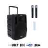 Sono Portable MP3/SD/USB/Bluetooth + 2 Micros Main UHF Power Acoustics BE 9412 MEDIA V2