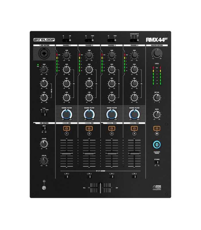 Table de mixage club DJ Bluetooth 4 canaux Reloop RMX-44 BT