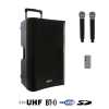 Sono portable MP3 + 2 Micros Main UHF Power Studio TAKY 15 MEDIA