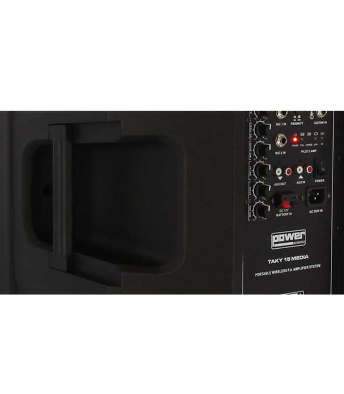 Sono portable MP3 + 2 Micros Main UHF Power Studio TAKY 15 MEDIA