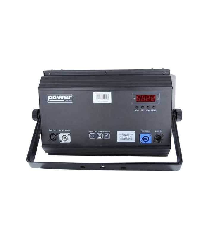 Proyector LED WASH 36x10W RGBWAUV 6-en-1 Power Lighting PANEL 36x10W RGBWAUV