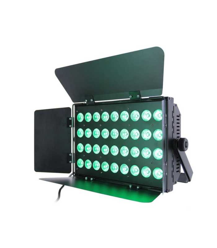 Proyector LED WASH 36x10W RGBWAUV 6-en-1 Power Lighting PANEL 36x10W RGBWAUV