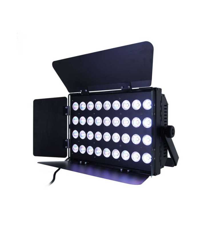 Proyector LED WASH 36x10W RGBWAUV 6-en-1 Power Lighting PANEL 36x10W RGBWAUV