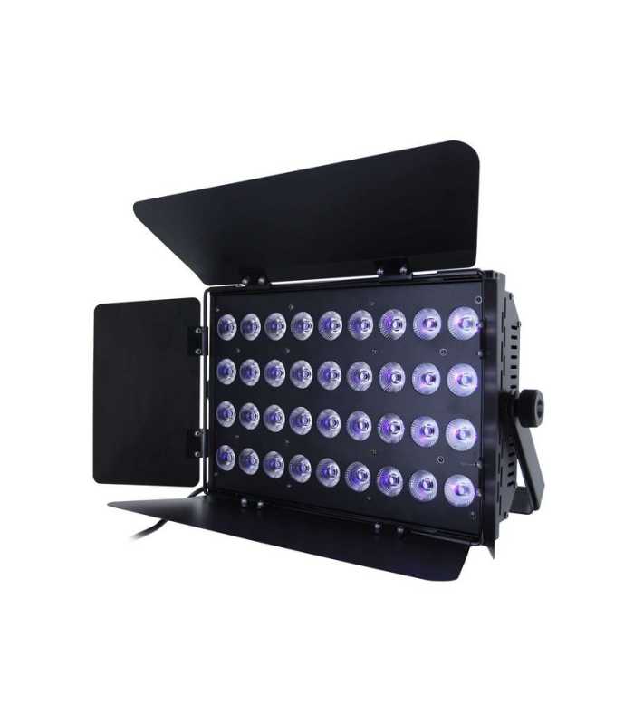 Proyector LED WASH 36x10W RGBWAUV 6-en-1 Power Lighting PANEL 36x10W RGBWAUV