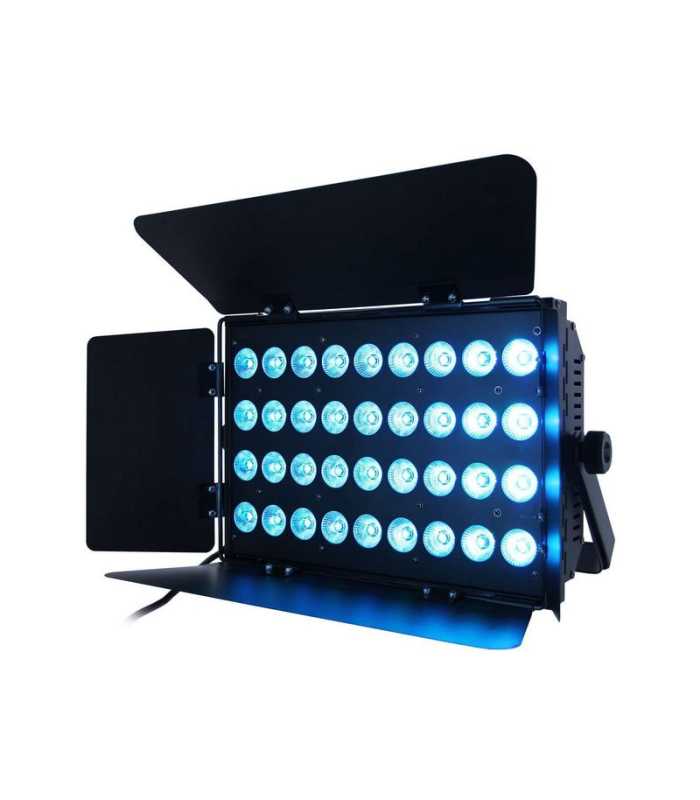 Proyector LED WASH 36x10W RGBWAUV 6-en-1 Power Lighting PANEL 36x10W RGBWAUV