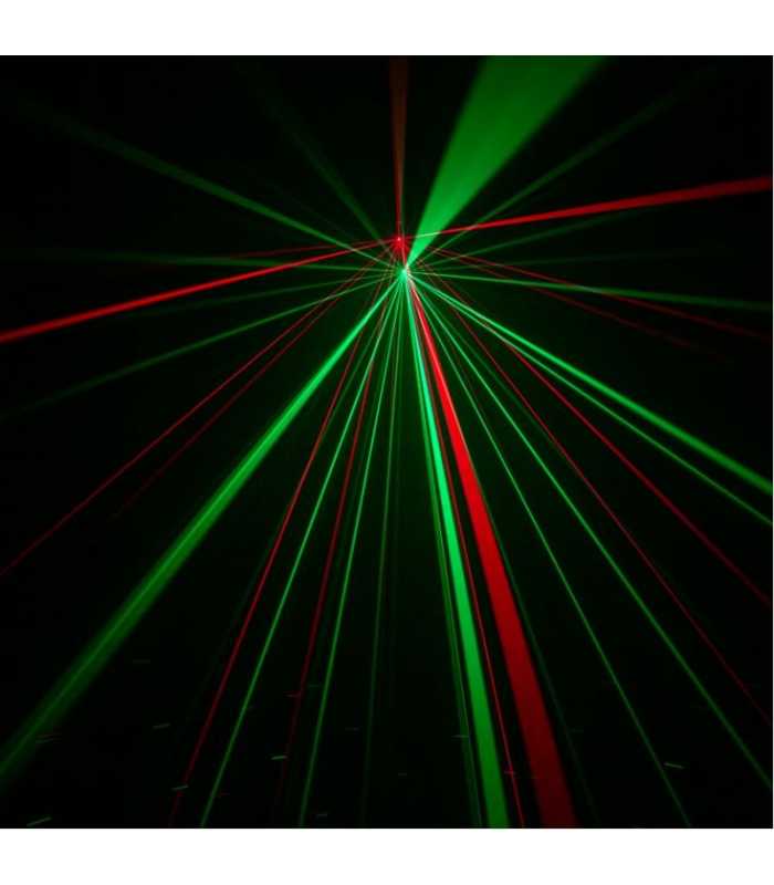 Effet à LED exceptionnel 3-en-1 Mac Mah Spin Beam