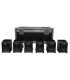 Conjunto de proyectores arquitectónicos LED Evolite - IP-BOX 6X15W PACK