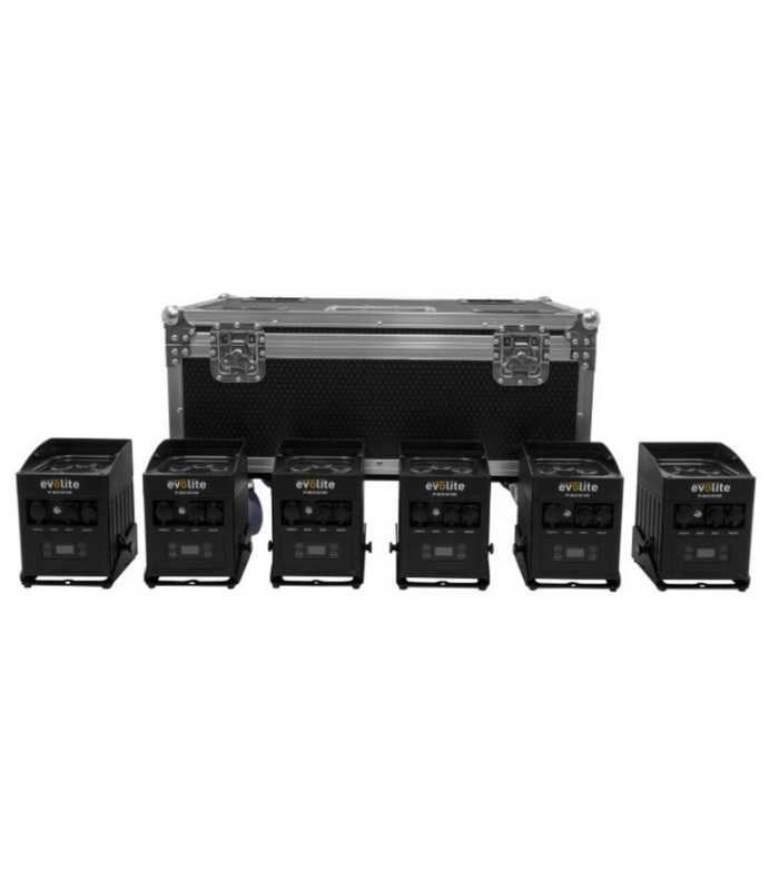 Pack de projecteurs architecturaux à Led Evolite - IP-BOX 6X15W PACK