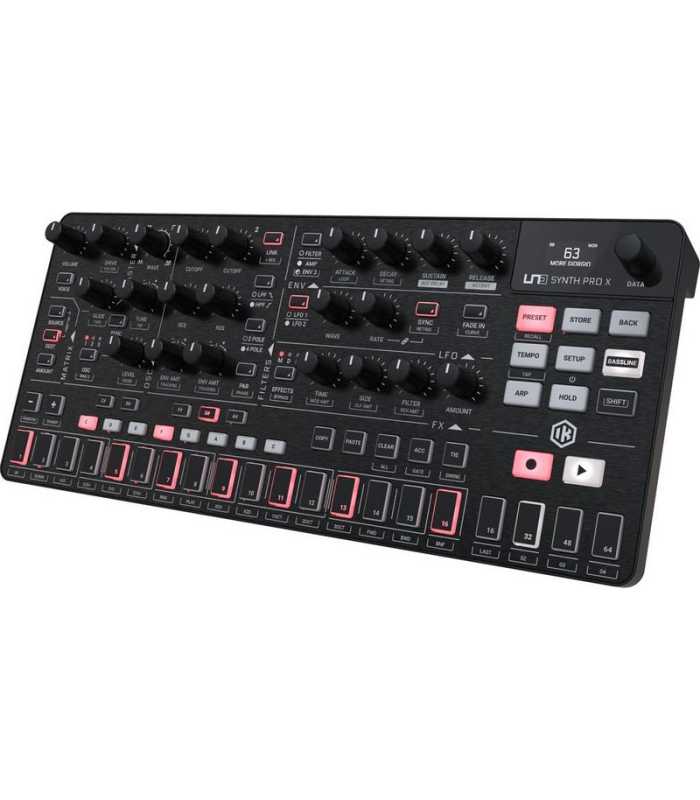 Synthétiseur analogique paraphonique à double filtre IK Multimédia Uno Synth Pro X