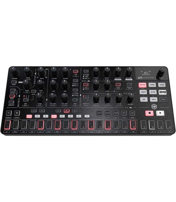 Synthétiseur analogique paraphonique à double filtre IK Multimédia Uno Synth Pro X