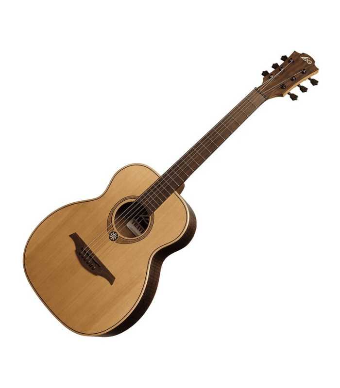Guitarra de viaje acústica de cedro rojo LÂG Sauvage-RCS