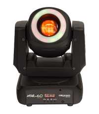 Lyre Spot LED 60W avec anneau LED RGB Algam Lighting MSR 60