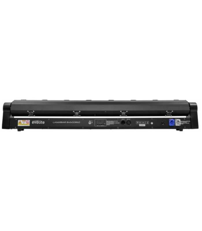 Effet LED RGBW et laser rouge Evolite Laser Bar 8X500RED