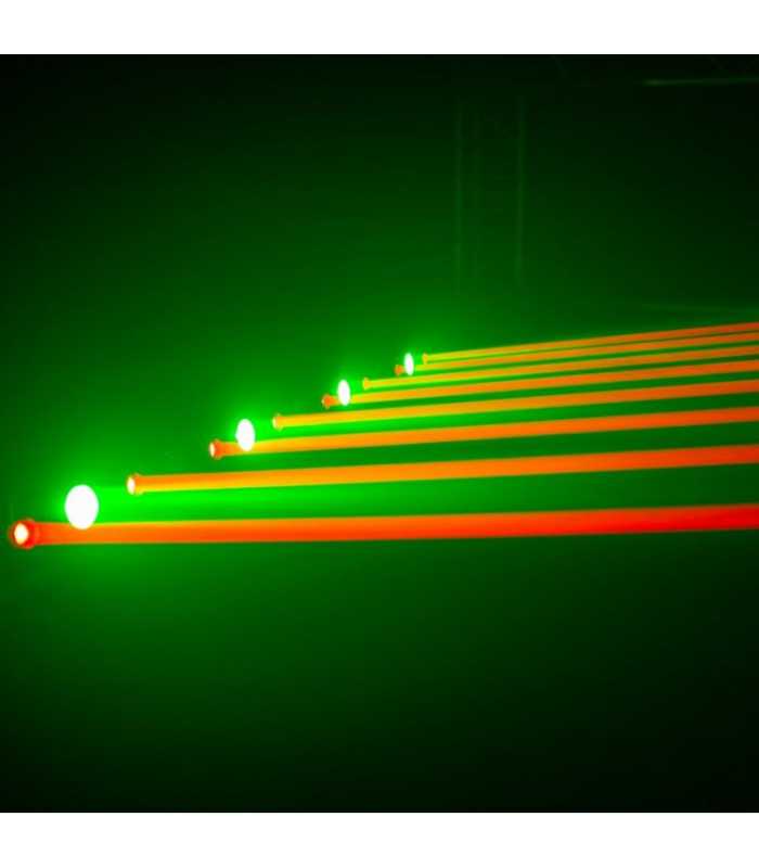 Efecto LED RGBW y láser rojo Evolite Laser Bar 8X500RED