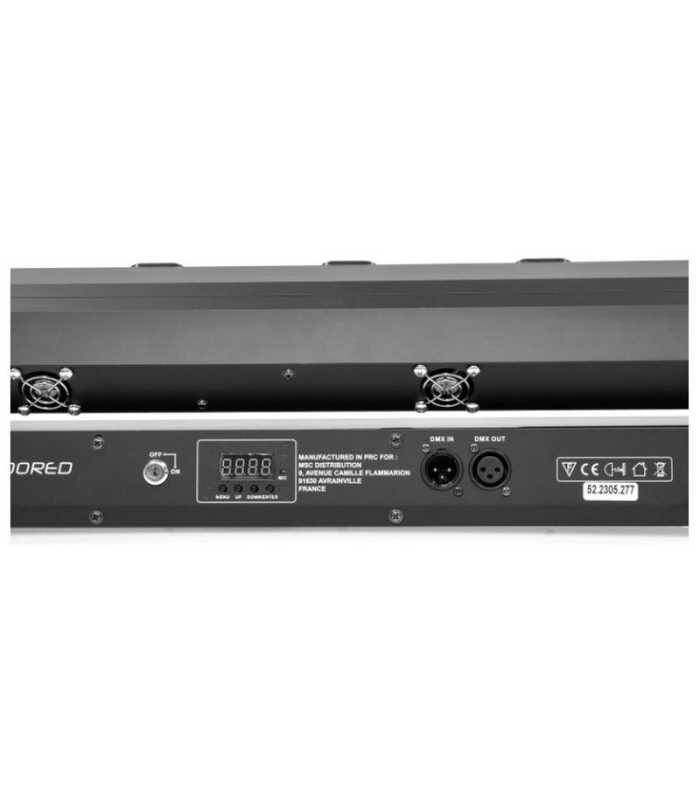Effet LED RGBW et laser rouge Evolite Laser Bar 8X500RED
