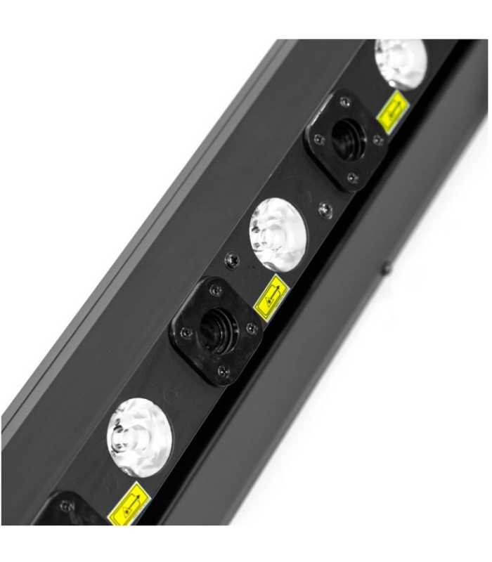 Effet LED RGBW et laser rouge Evolite Laser Bar 8X500RED